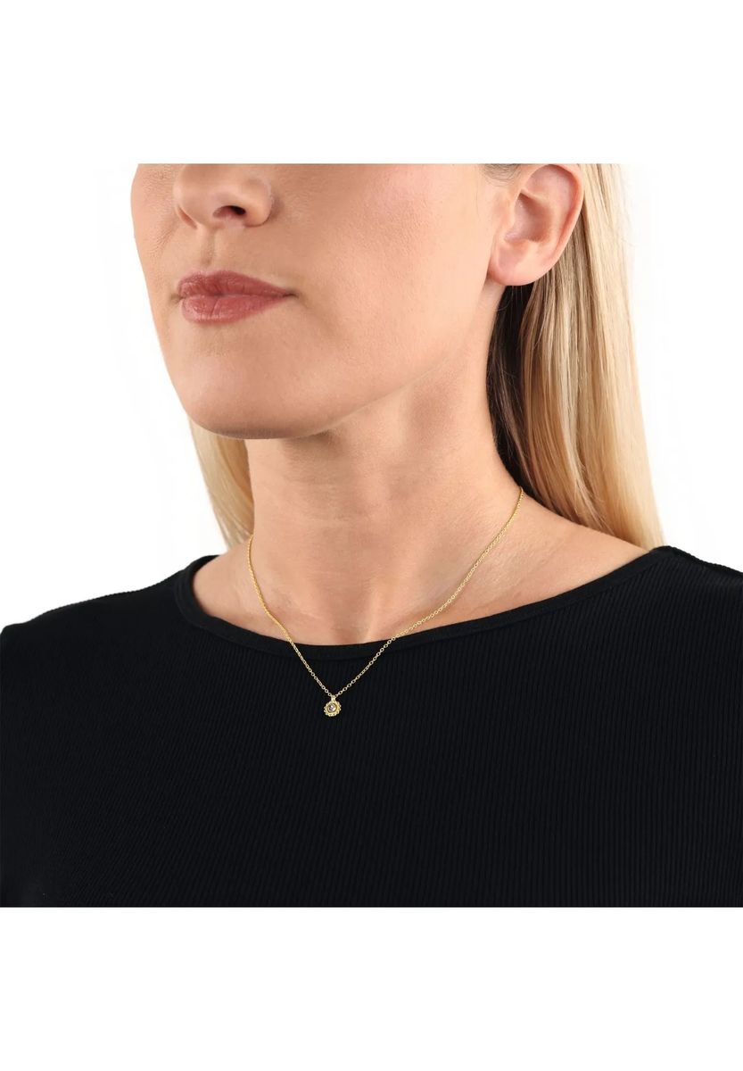 NOELANI Damen Kette mit Anhänger, 925er Sterling Silber, GOLD