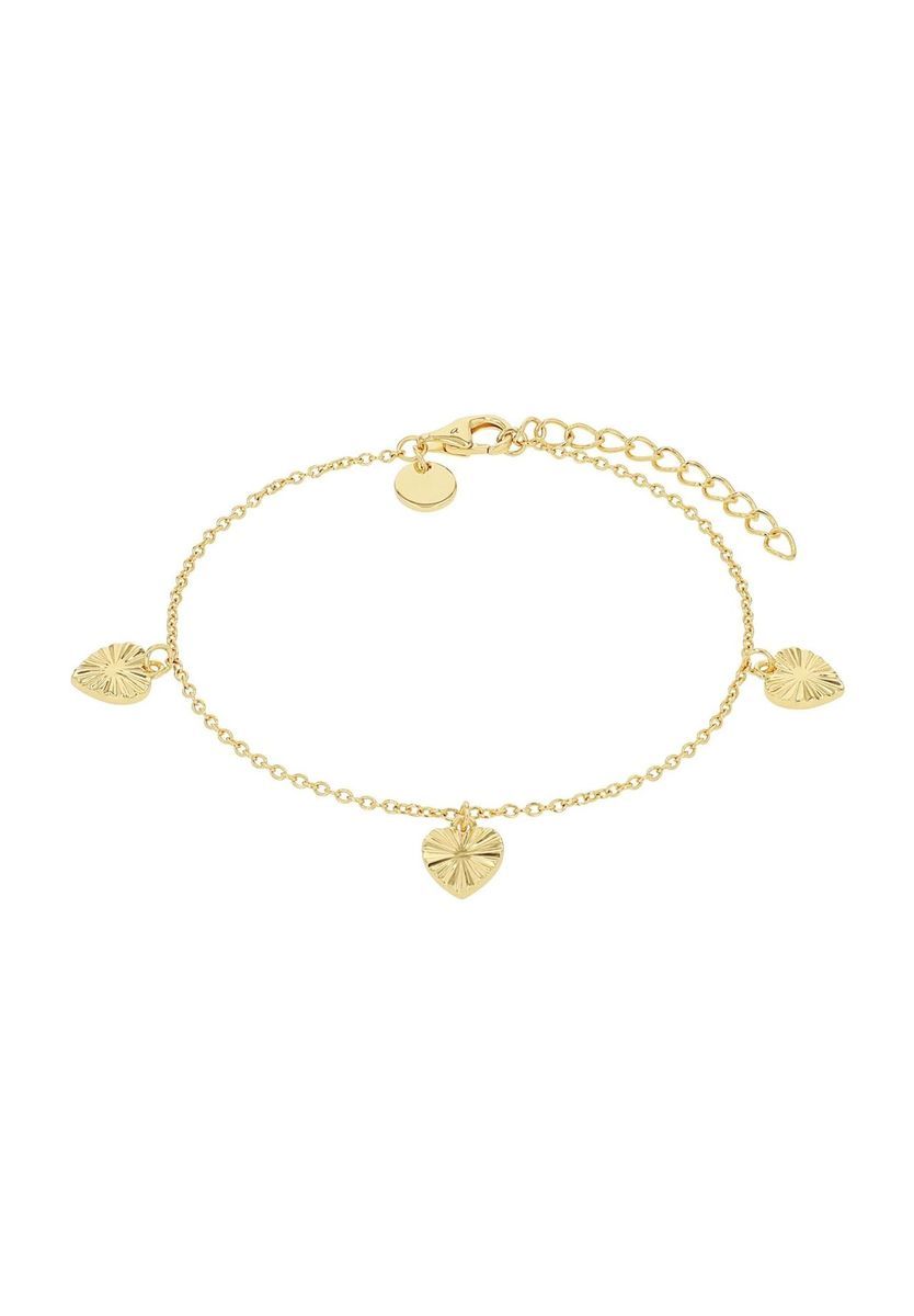 NOELANI Damen Armband "Herz", 925er Silber, GOLD