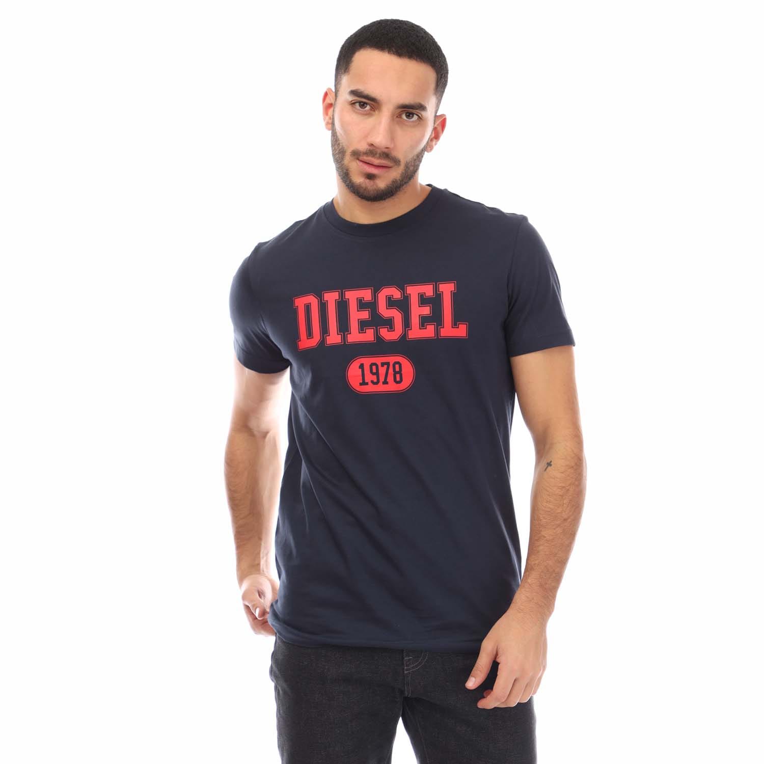 Varsity-Logo Grafik Baumwoll-T-Shirt