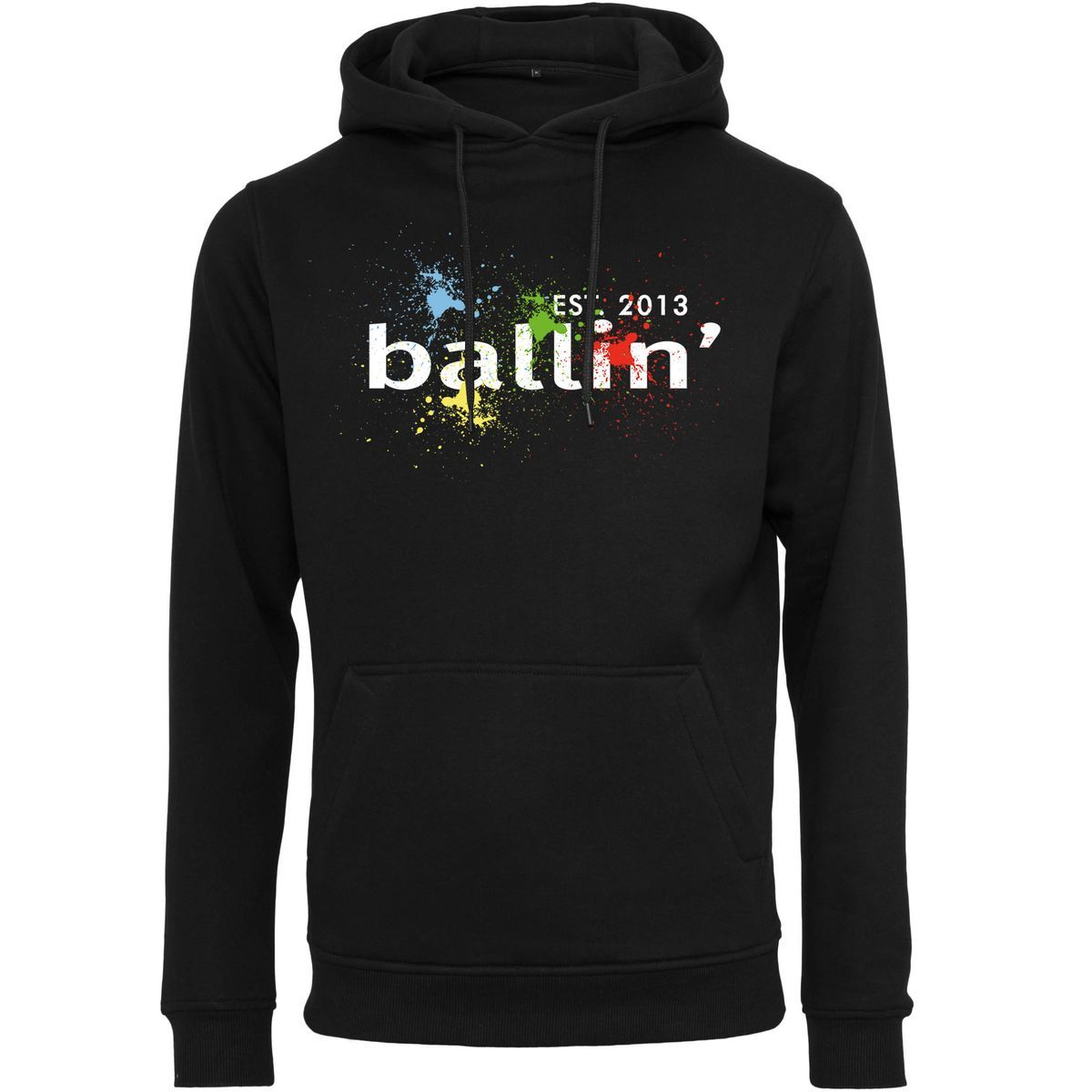 Grafik Hoodie mit Farbspritzer