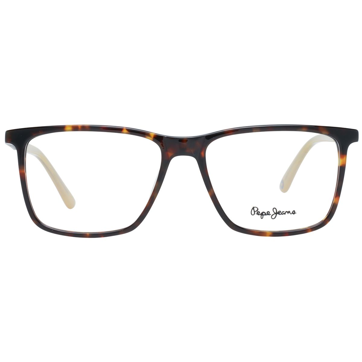 Klassische quadratische Brille in Schildpatt-Optik