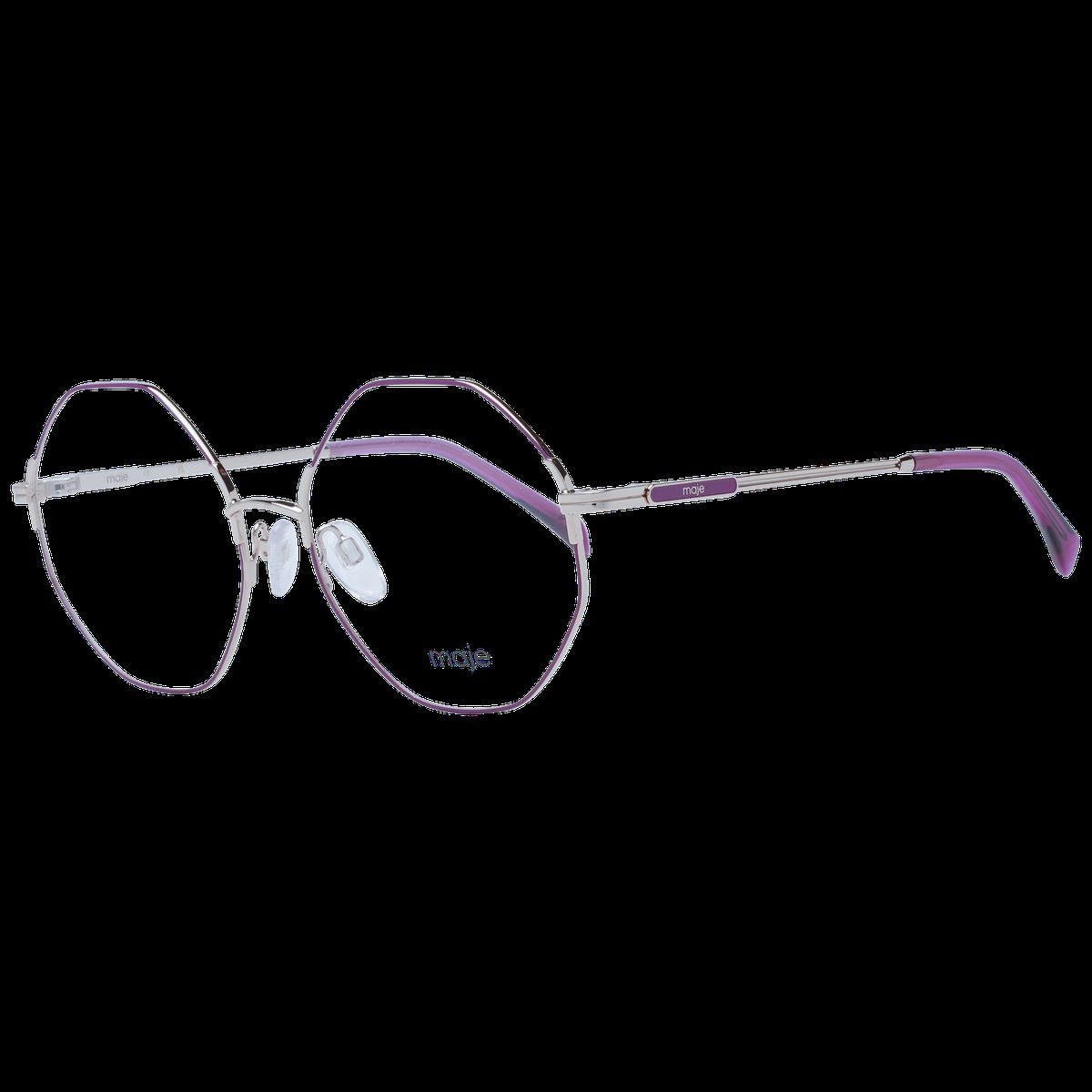 Geometrische Silberne Vollrandbrille