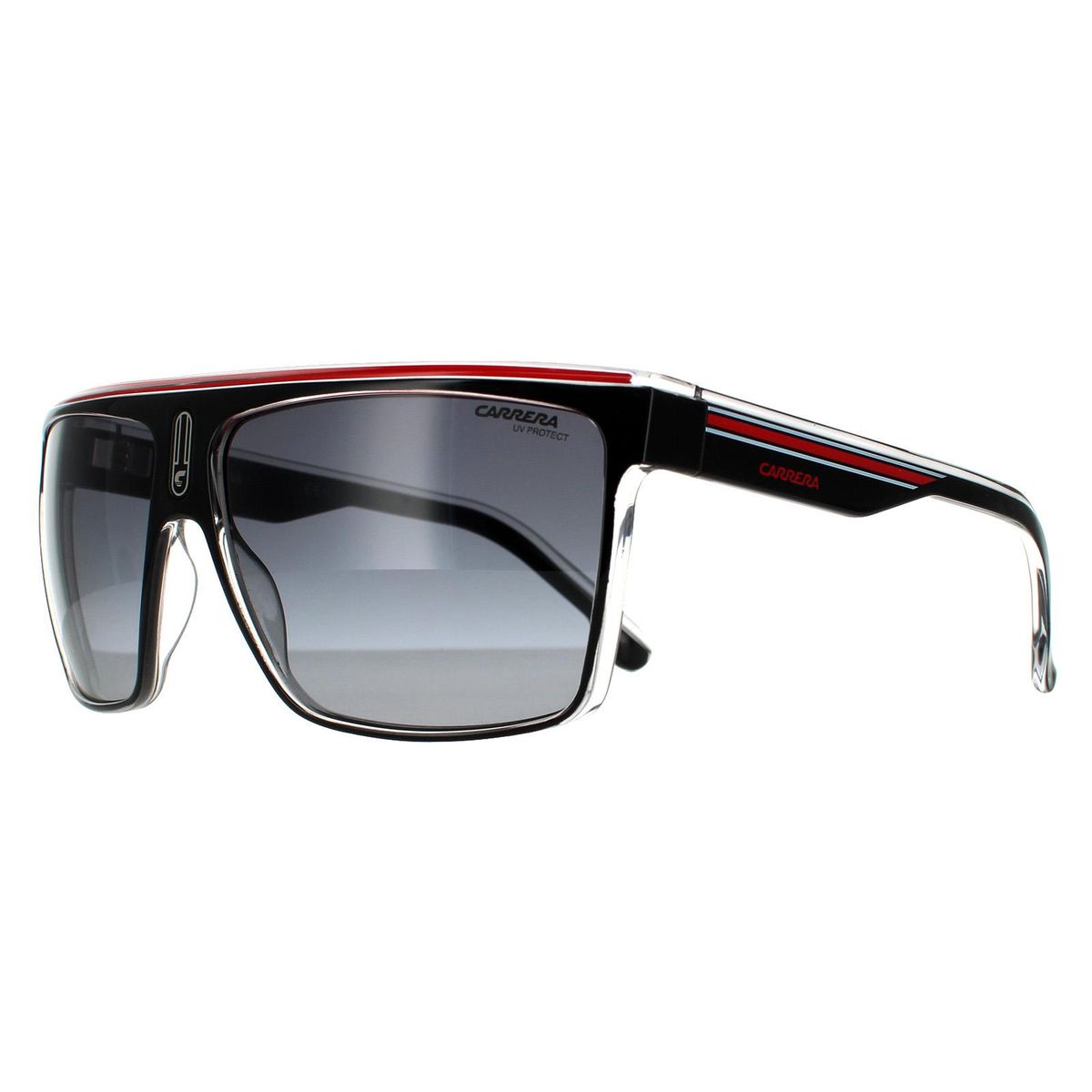 Flache rechteckige Shield-Sonnenbrille