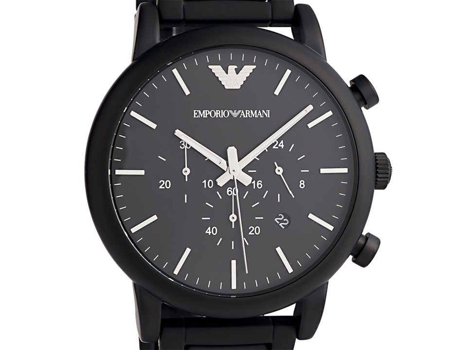 Moderner Chronograph mit Gliederarmband