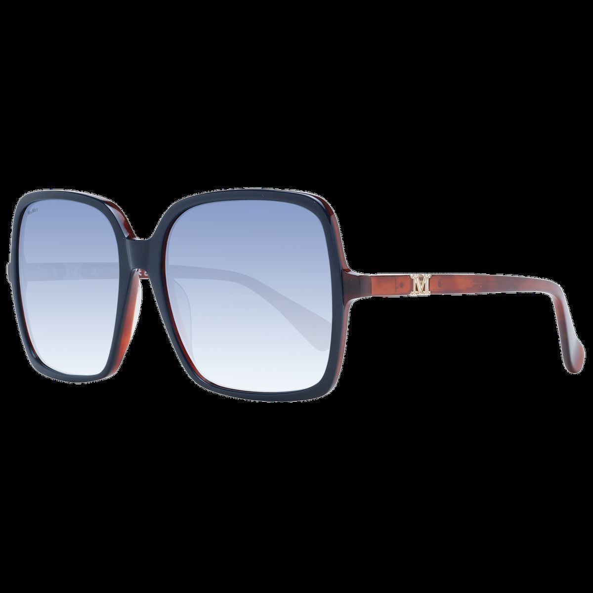 Quadratische übergroße Sonnenbrille mit Farbverlaufsgläsern