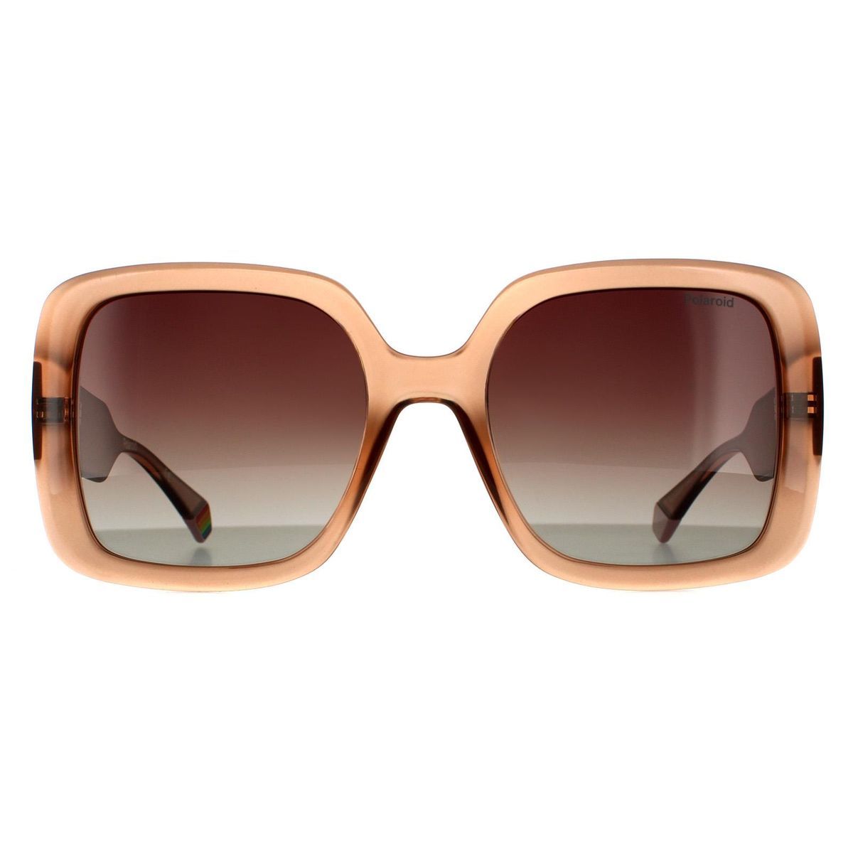 Quadratische Sonnenbrille mit Farbverlauf