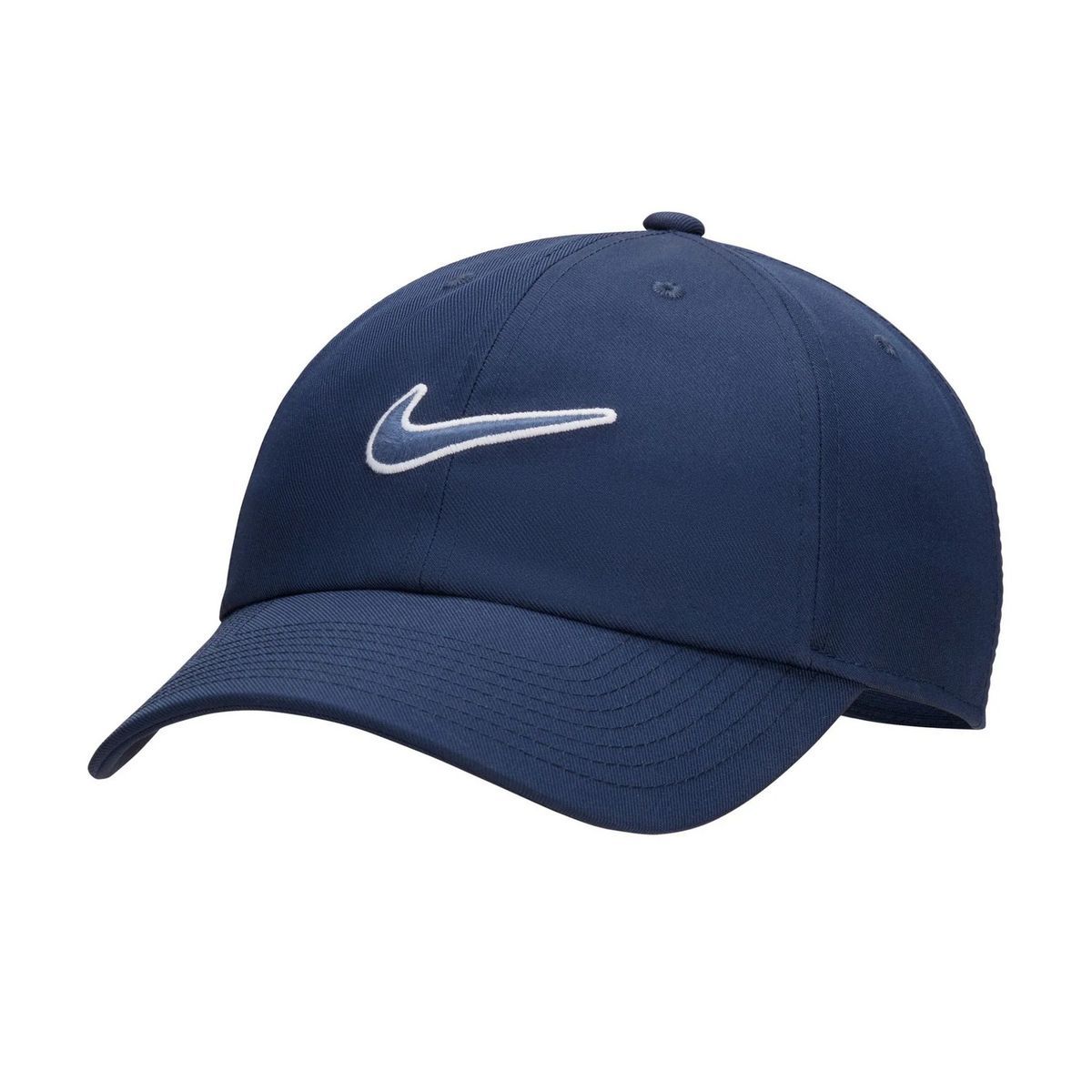 Marineblaue Baseballkappe mit Swoosh-Logo