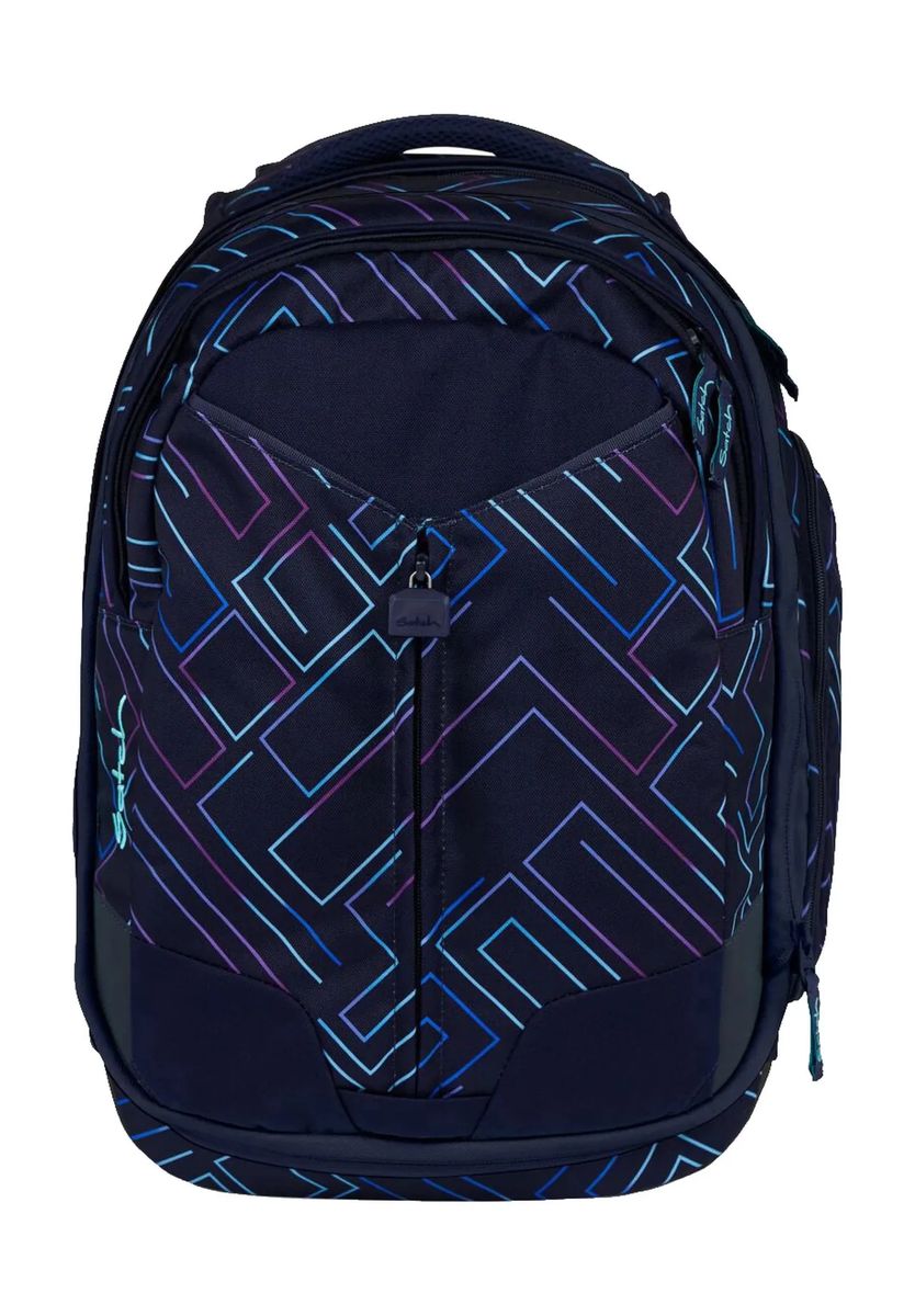 Satch Schulrucksack, Reflektoren, Zweiwege-Reißverschluss, für Kinder, blau