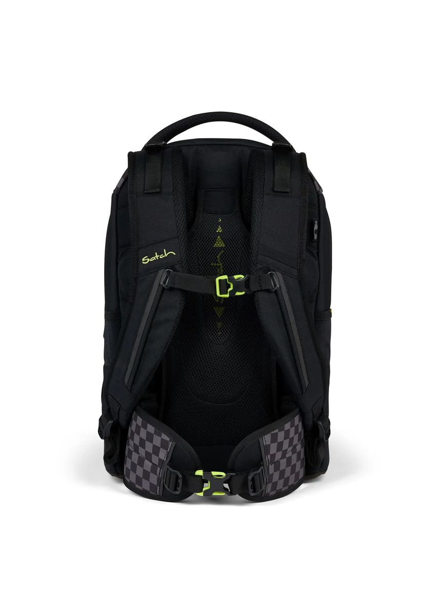 Ergonomischer Schulrucksack mit Karomuster