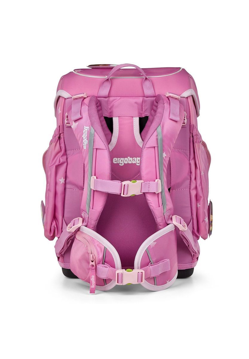 Pinkfarbenes 5-teiliges Schulranzen-Set