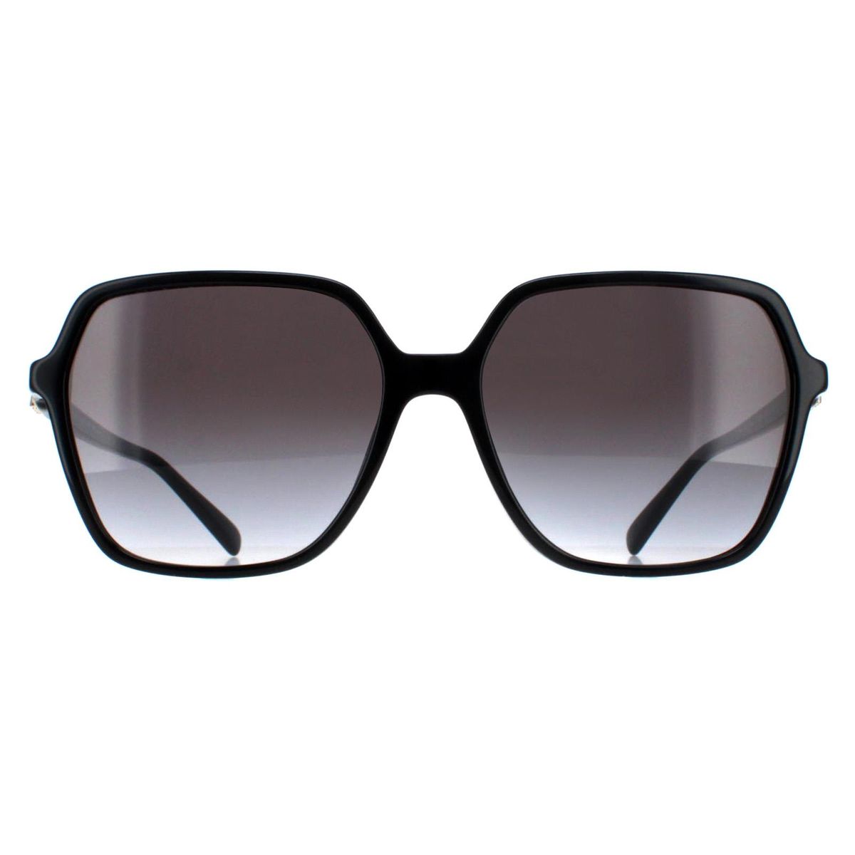 Übergroße schwarze achteckige Sonnenbrille
