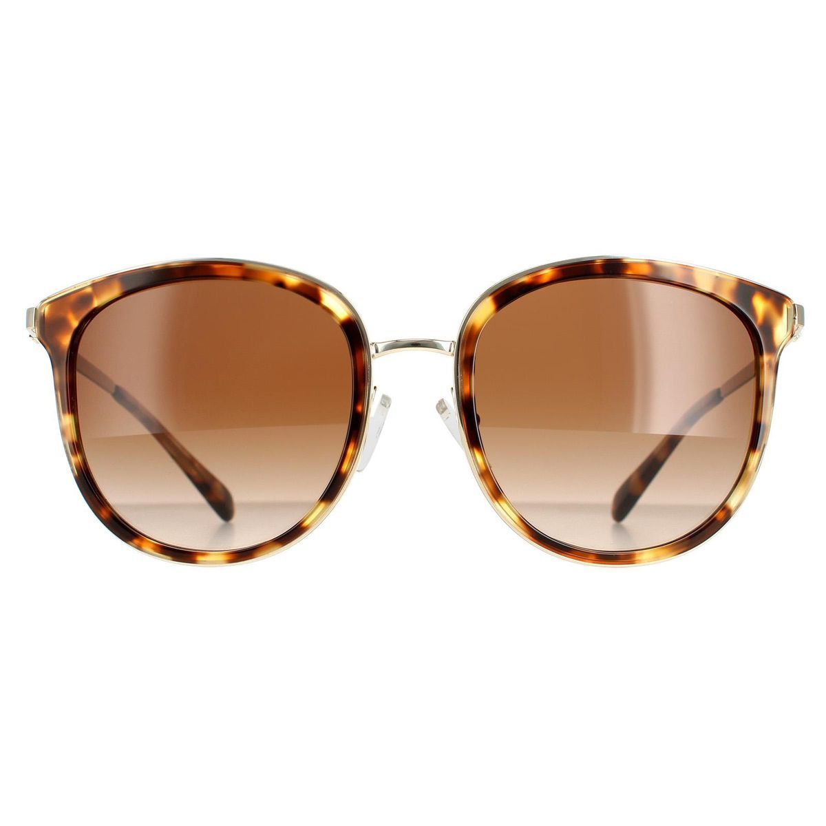 Runde Schildpatt Sonnenbrille