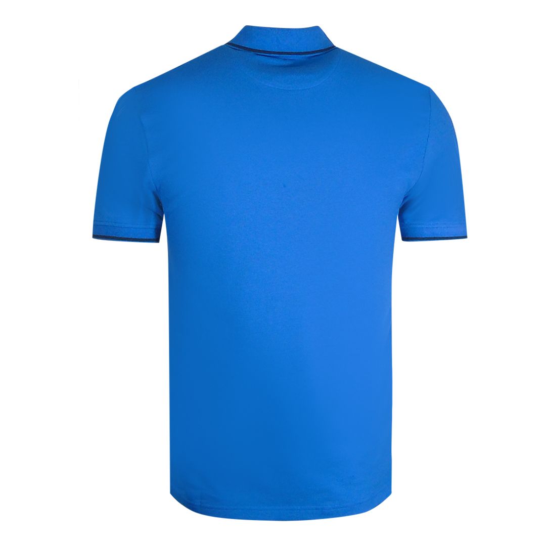 Klassisches Piqué-Poloshirt mit Kontraststreifen
