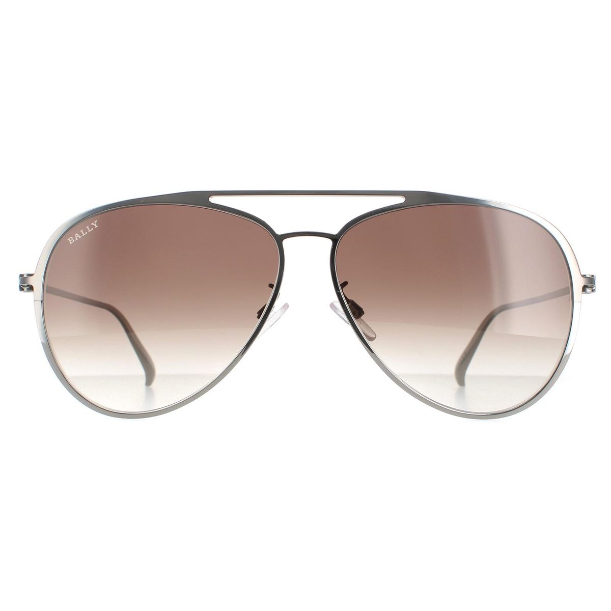 Aviator Sonnenbrille Gunmetal Grau Verlaufende Gläser