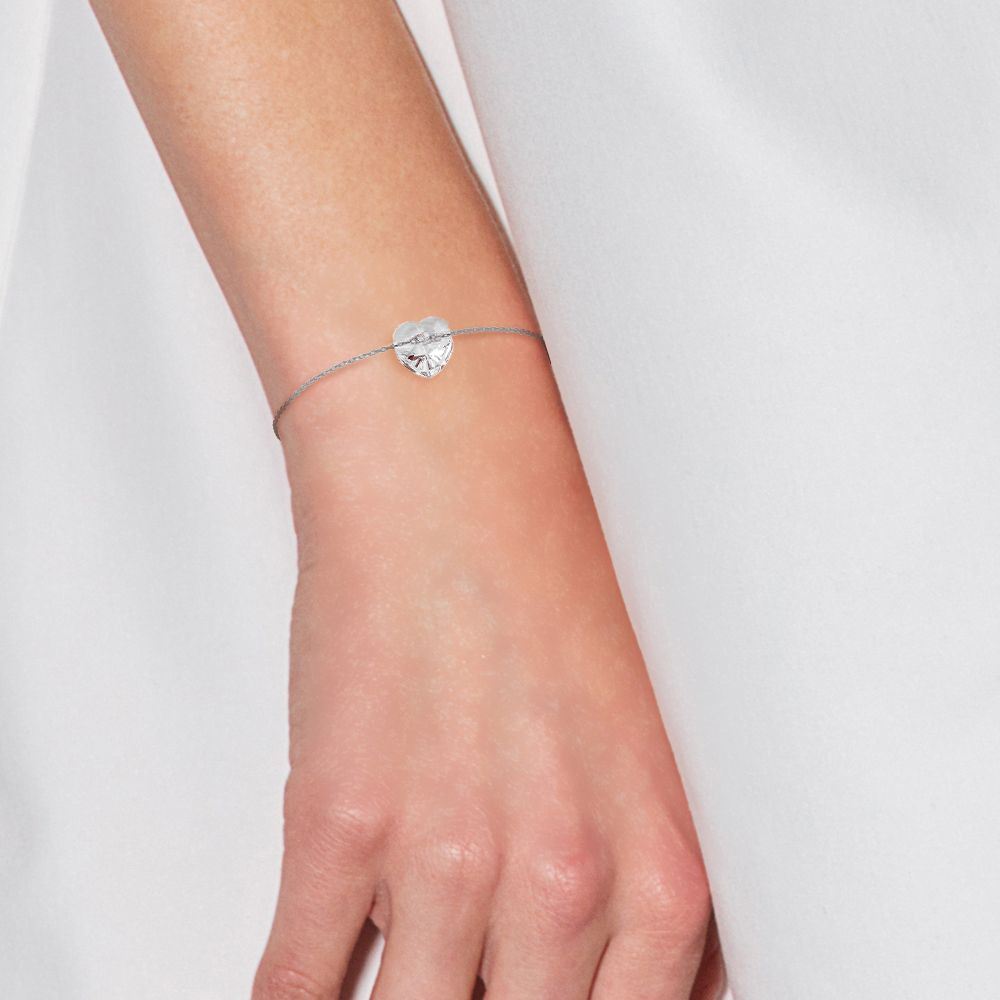 Zartes Herz-Kristall-Armband