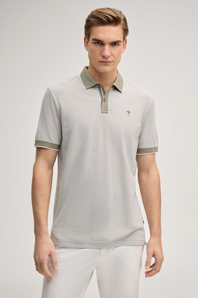 JOOP! Percyco Khaki Poloshirt mit Kontrastelementen für Herren