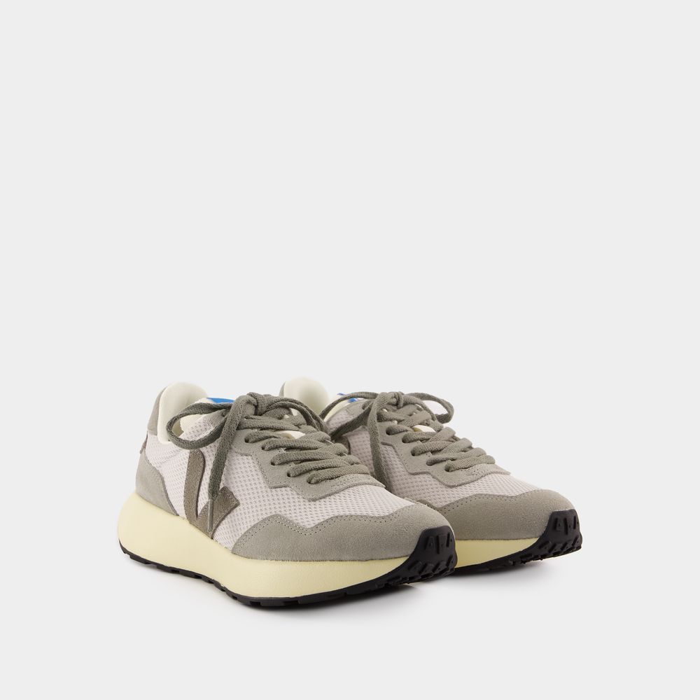Graue Veja Paulistana Sneakers mit Mesh-Einsatz