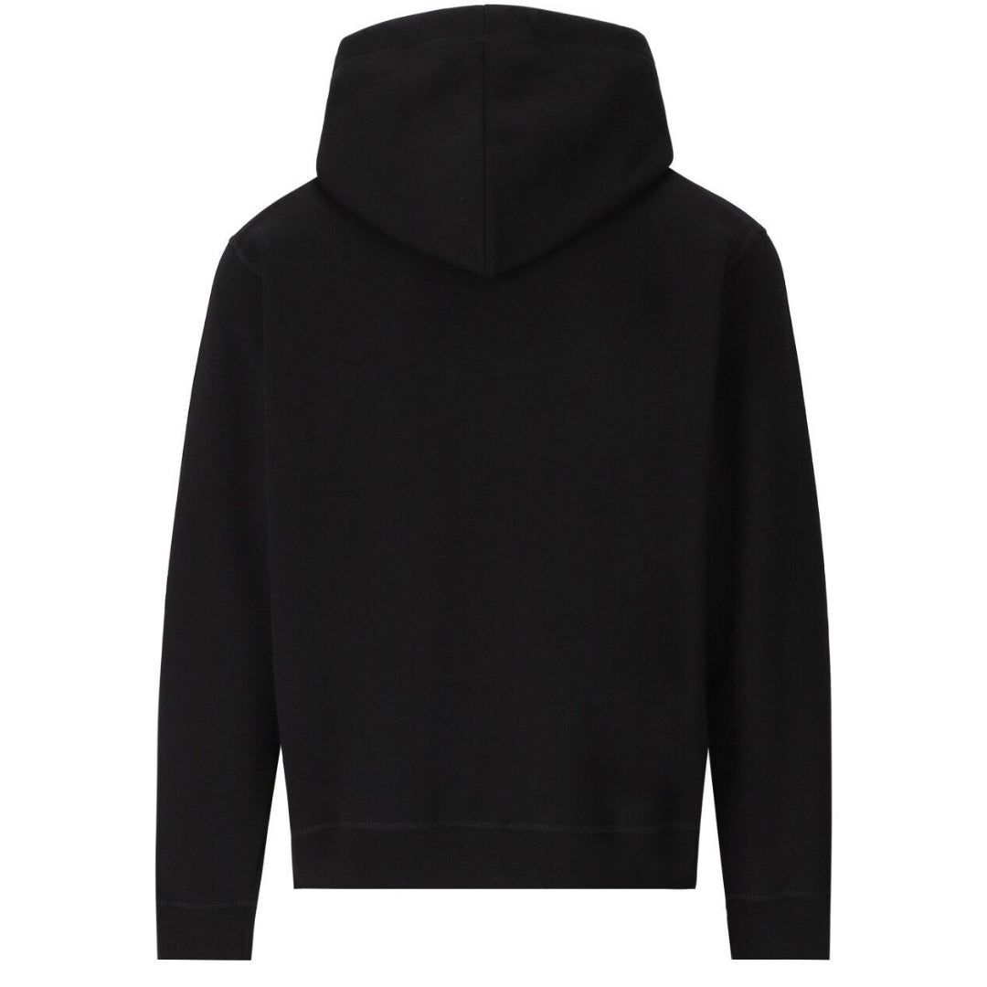 Hoodie mit Nieten-Icon-Logo