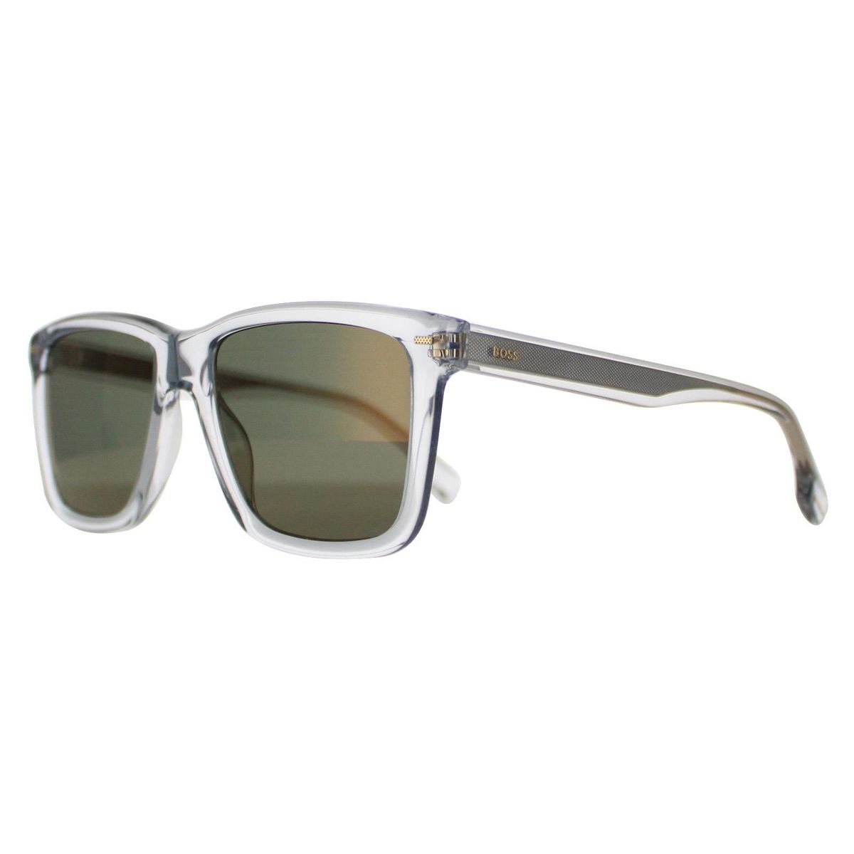 Quadratische Sonnenbrille mit Acetat-Rahmen