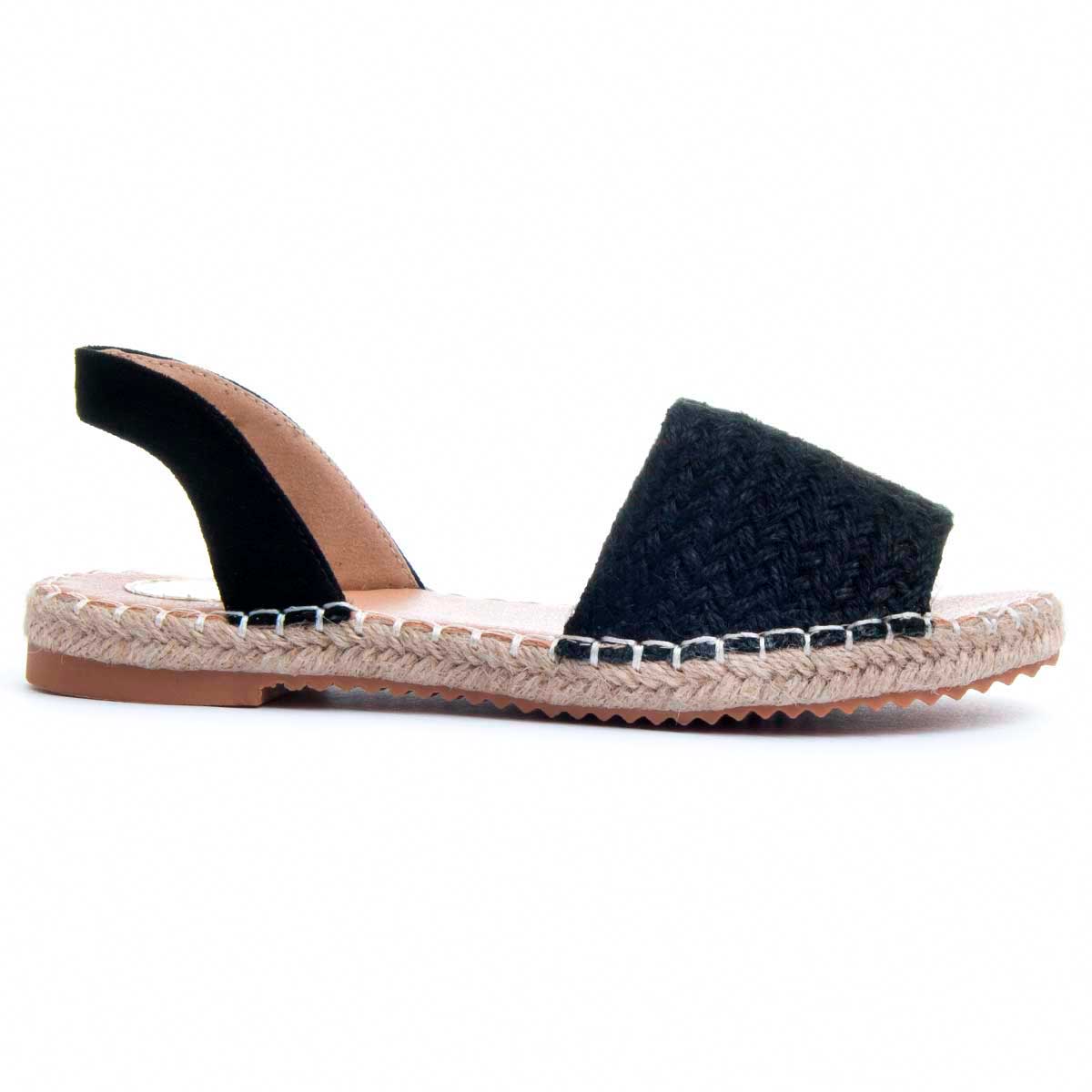 Geflochtene Espadrille-Sandalen im Avarca-Stil