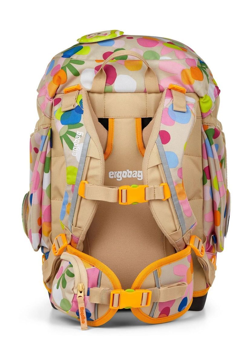 Ergobag Beige Mehrfarbig Punkte Rucksack Set