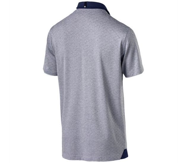 Polohemd mit Diamond-Jacquard-Muster