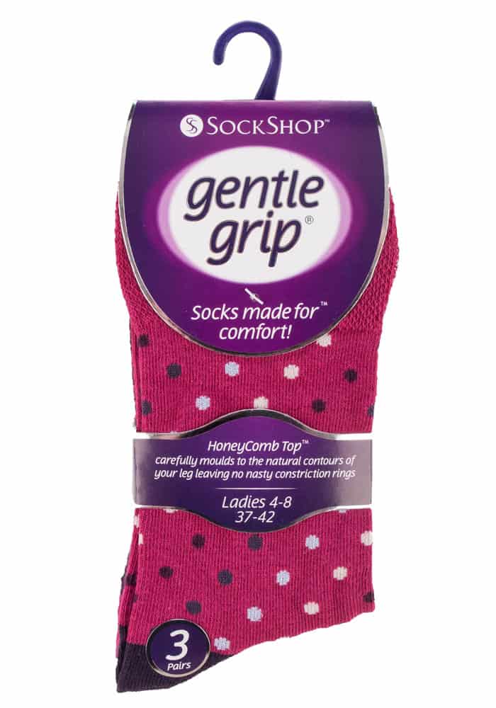 Gemusterte nicht-elastische Komfort-Socken