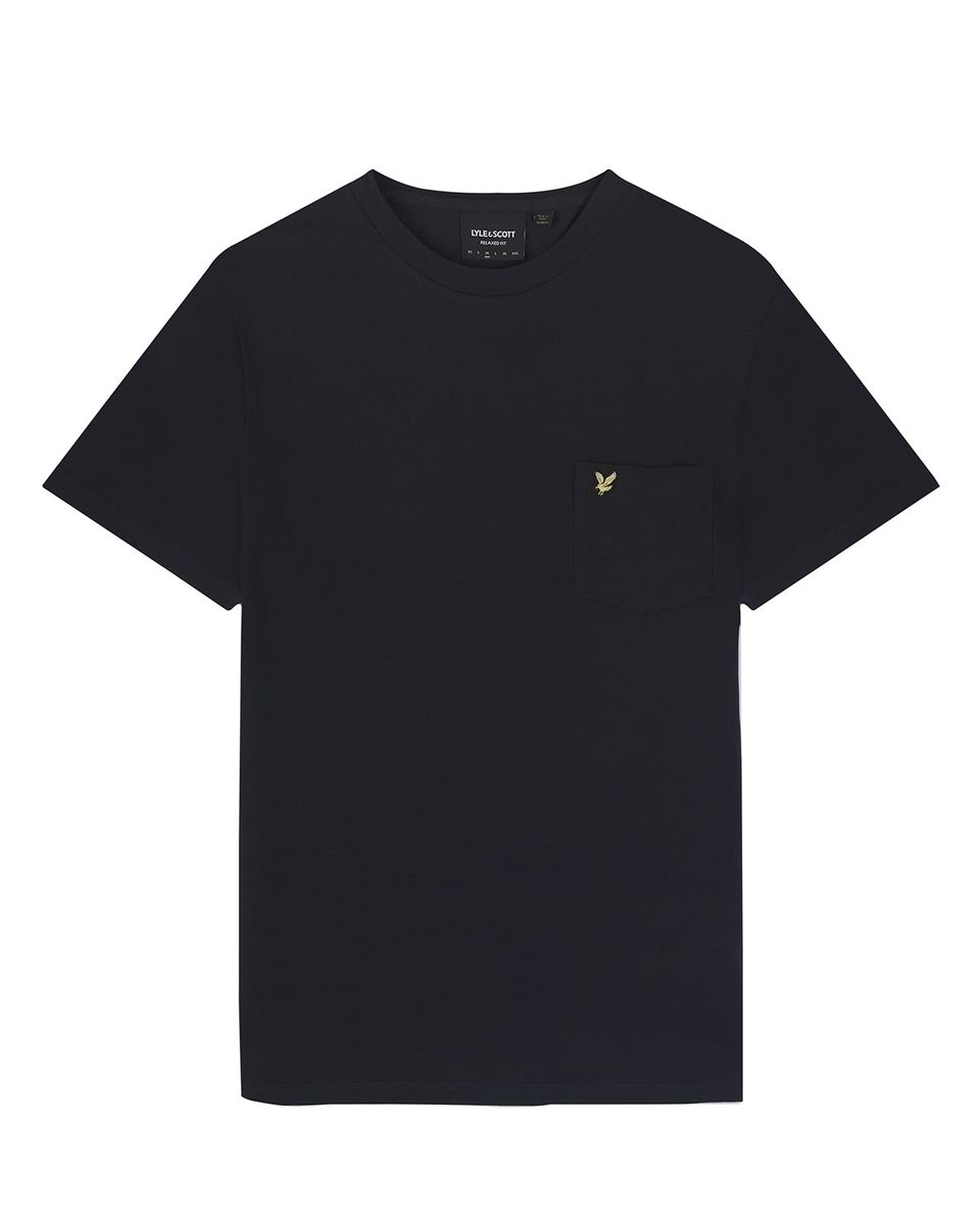 Lockeres Piqué-T-Shirt mit Tasche