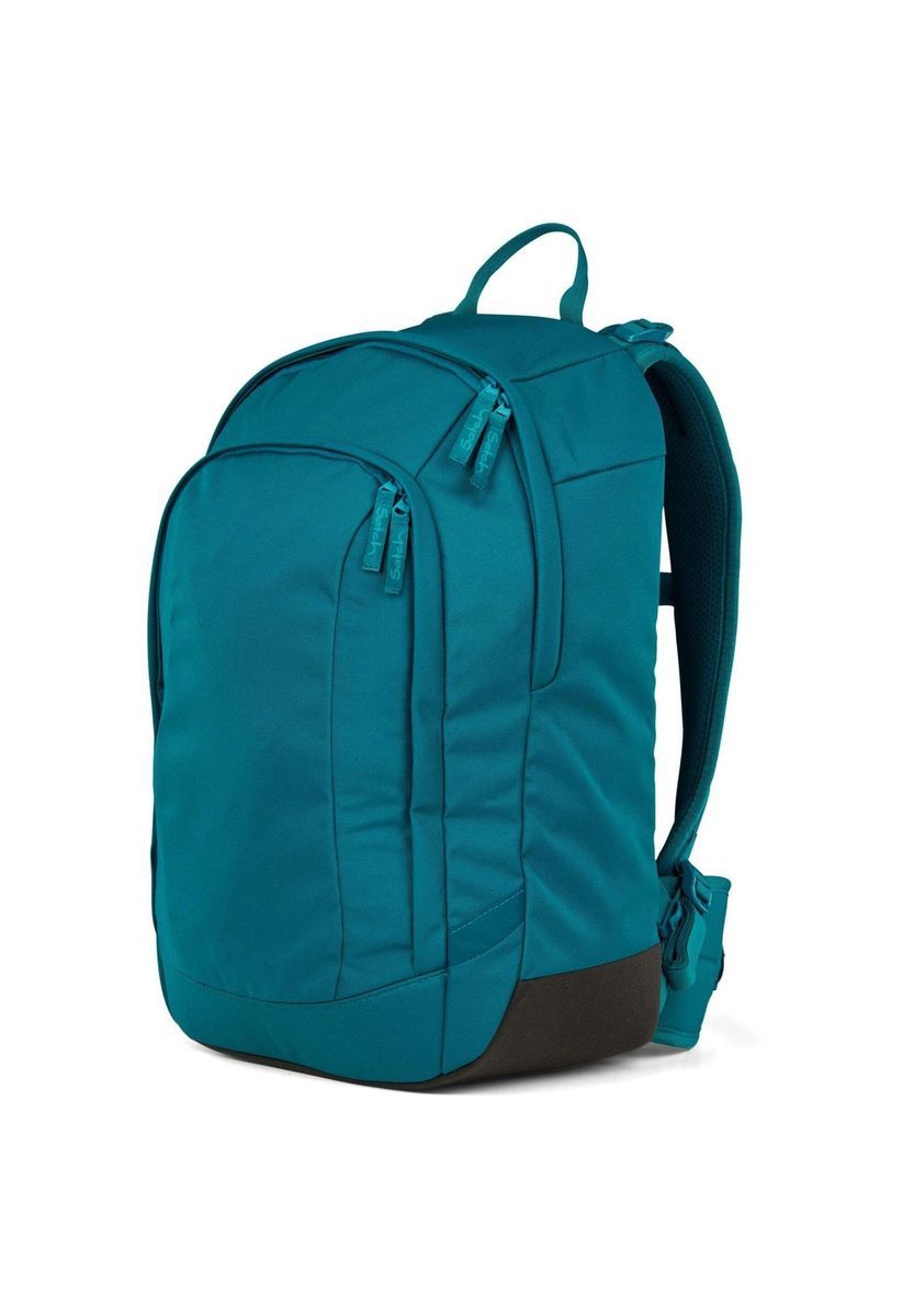 Türkisfarbener Schulrucksack mit Laptopfach