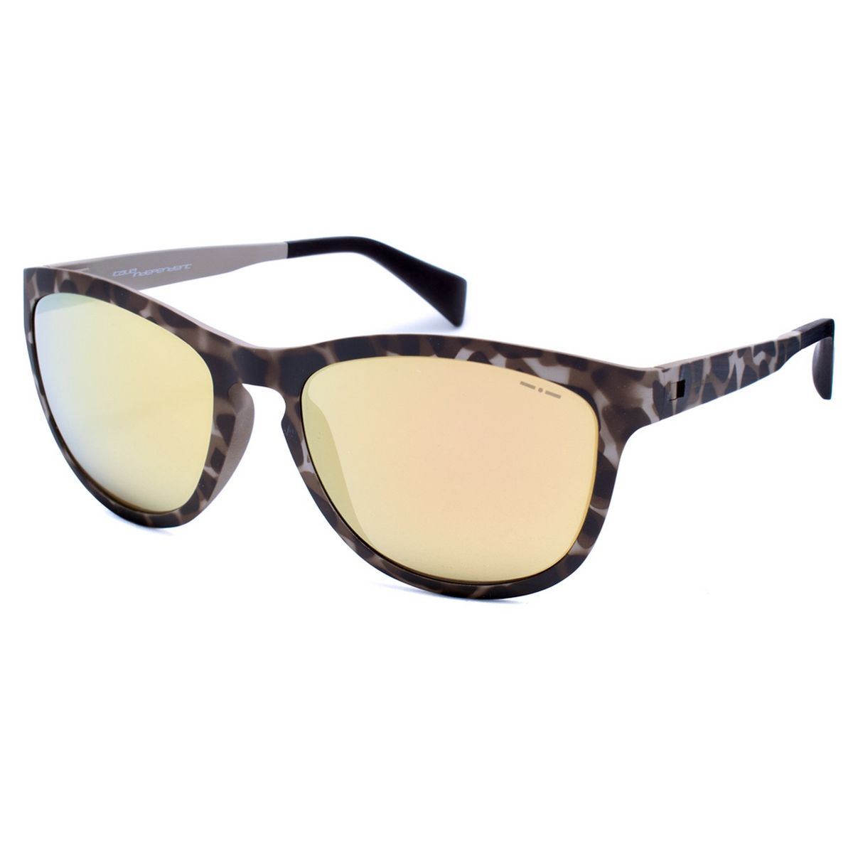 Gemusterte Sonnenbrille mit Acetatrahmen
