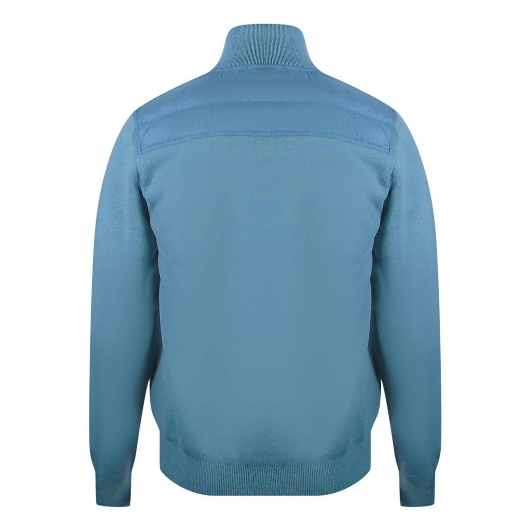 Hybride Stepp- und Strickjacke
