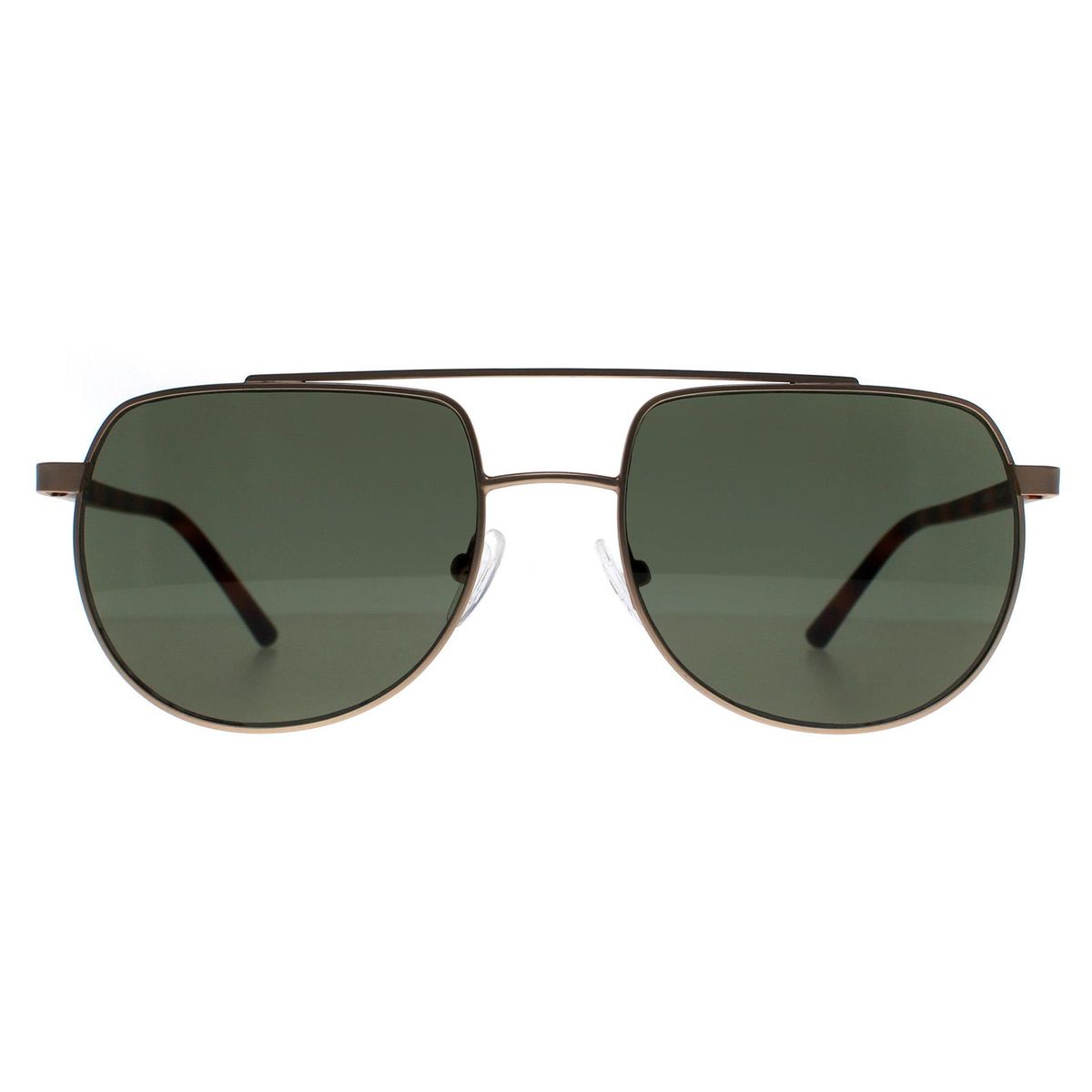 Klassische Aviator Sonnenbrille Mattes Hellgold