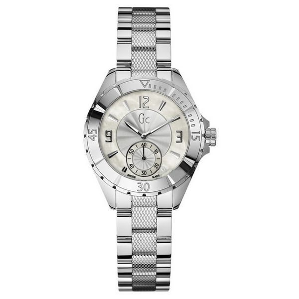 Silberne Edelstahl Quarz Uhr