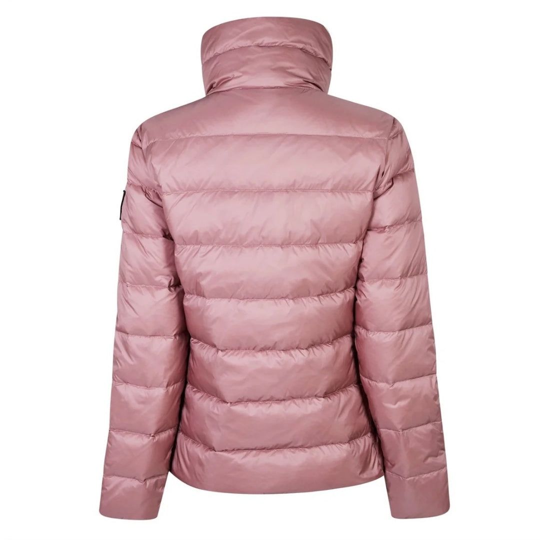 Gesteppte Daunenjacke mit hohem Kragen