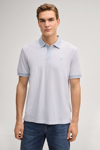 Joop! Herren Poloshirt Percyco Hellblau Kontrastbesatz