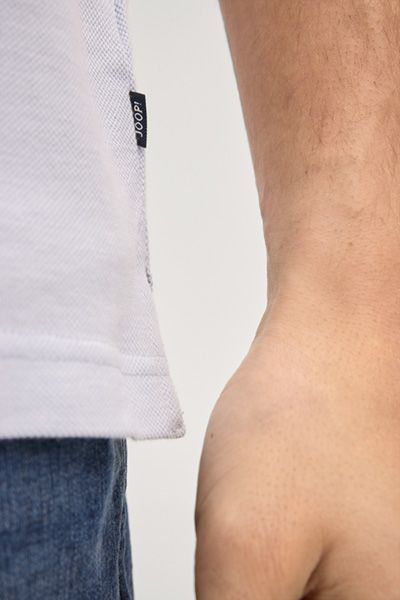 Joop! Herren Poloshirt Percyco Hellblau Kontrastbesatz