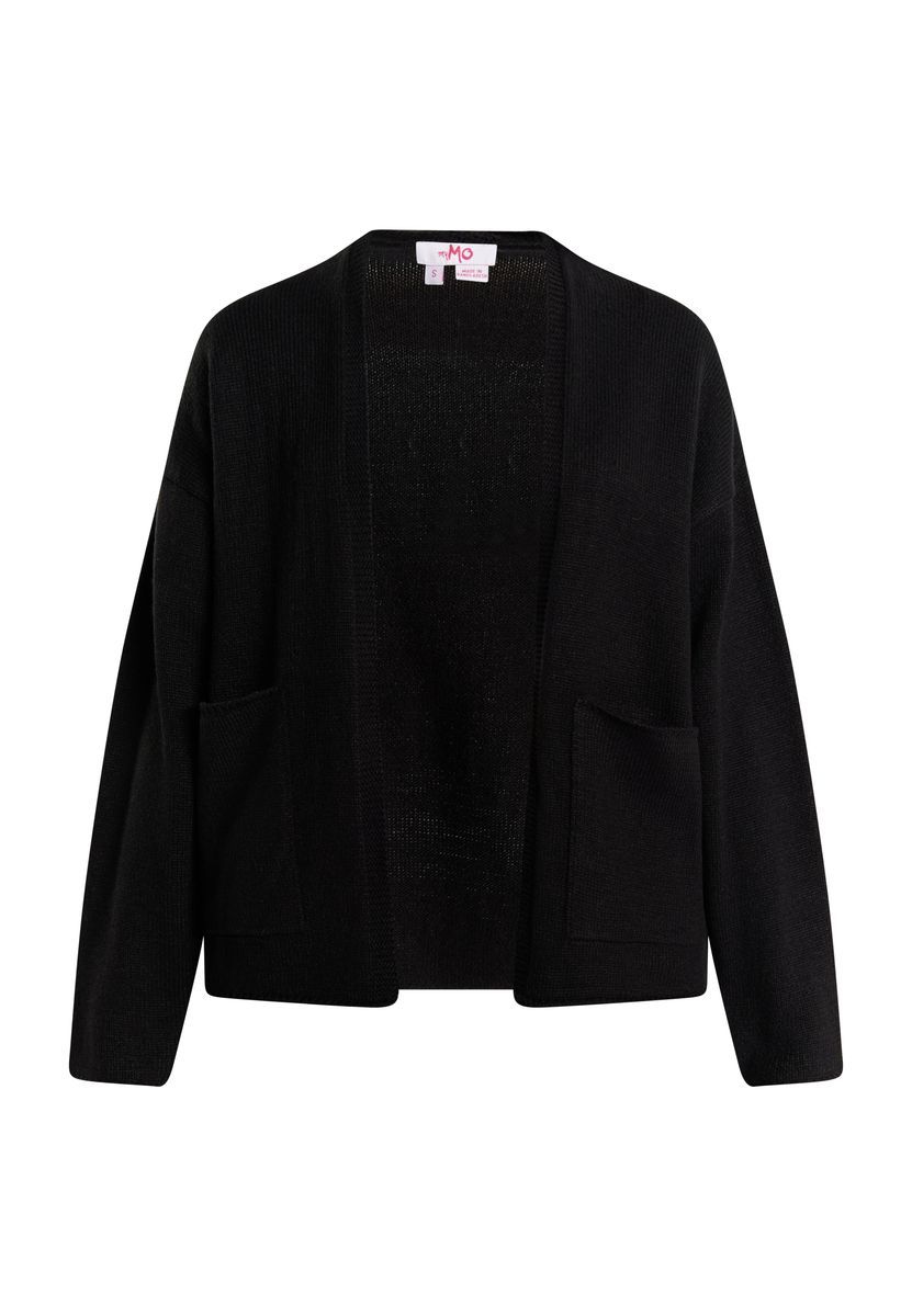 Offene Strickjacke mit Taschen