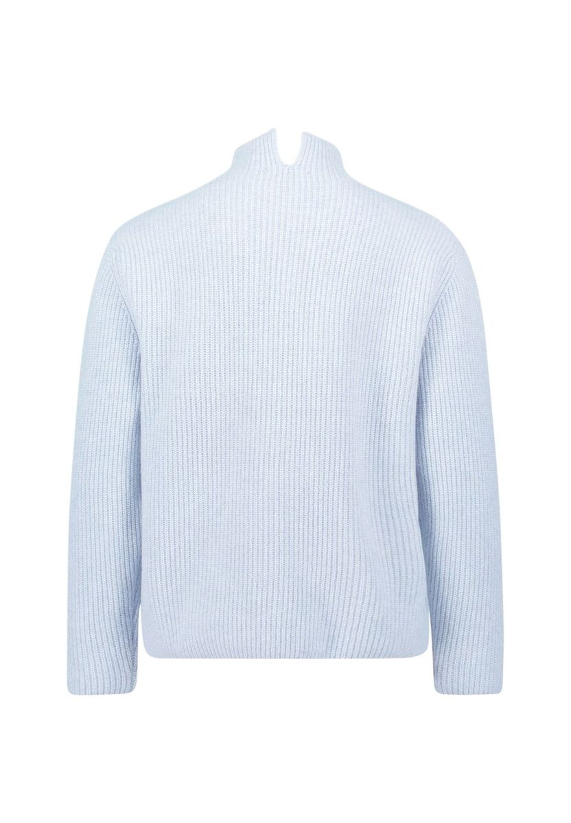 Gerippter Strickpullover mit lockerer Passform