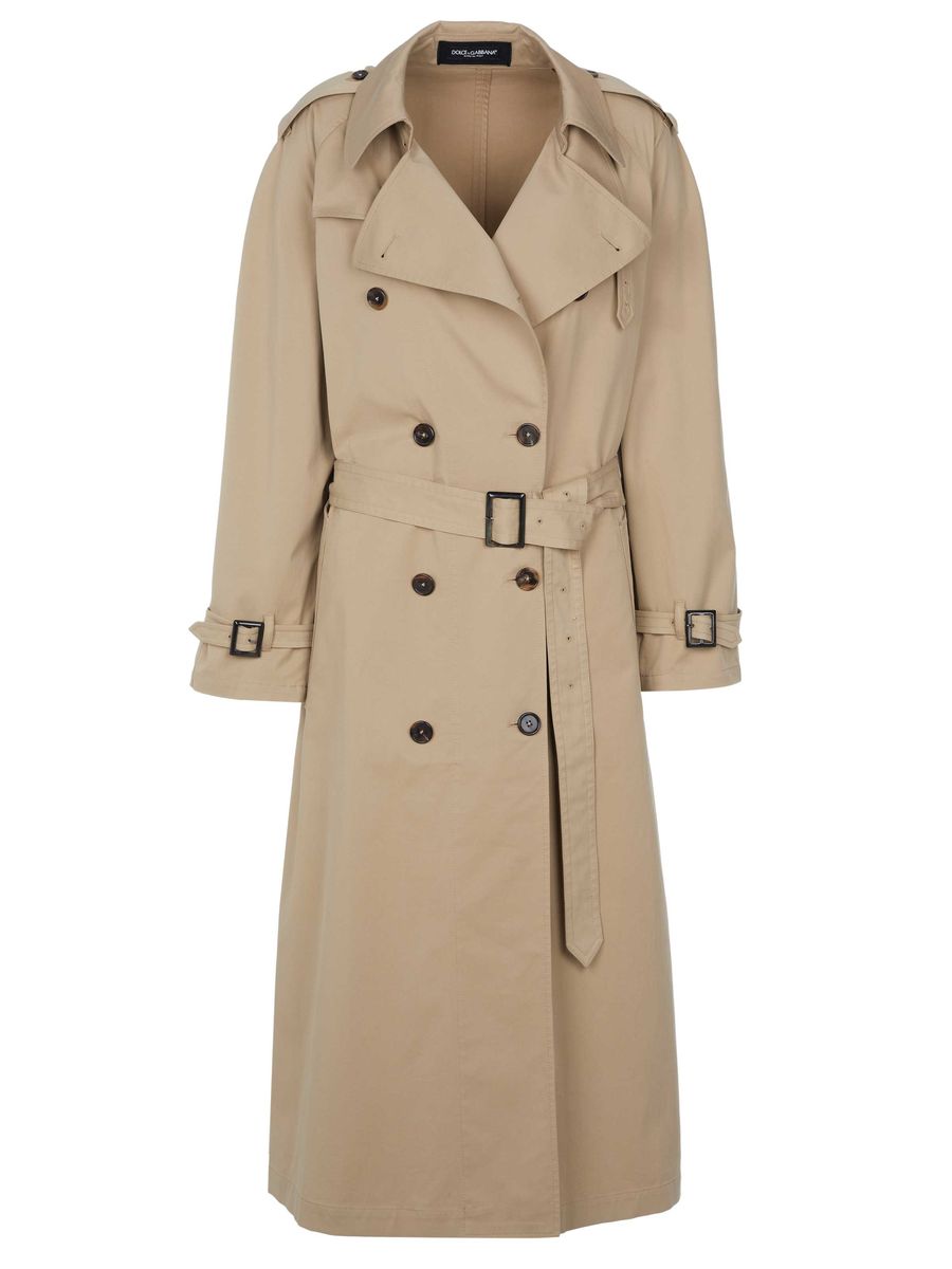 Klassischer zweireihiger Trenchcoat