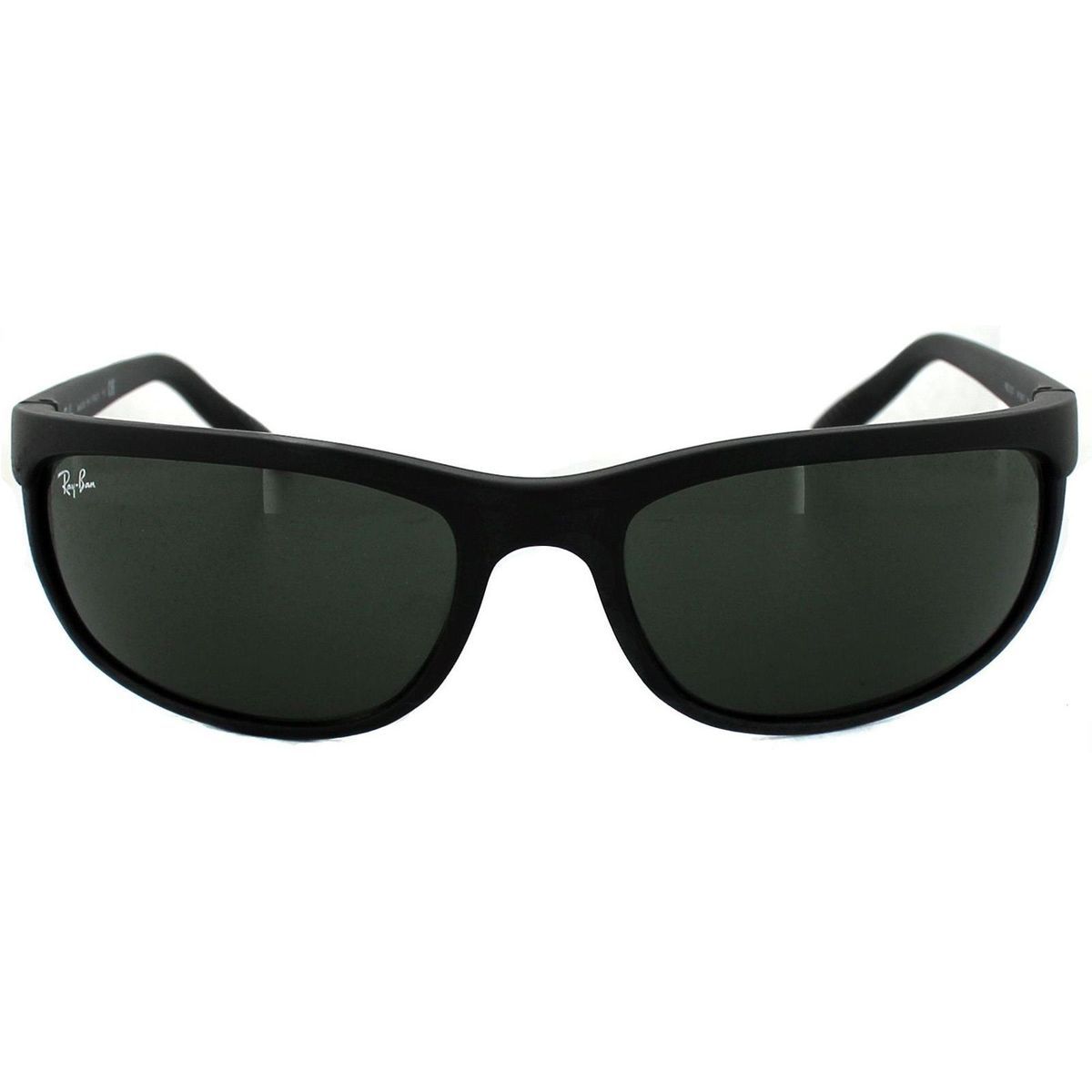 Schwarze, matte Wrap-Around-Sonnenbrille