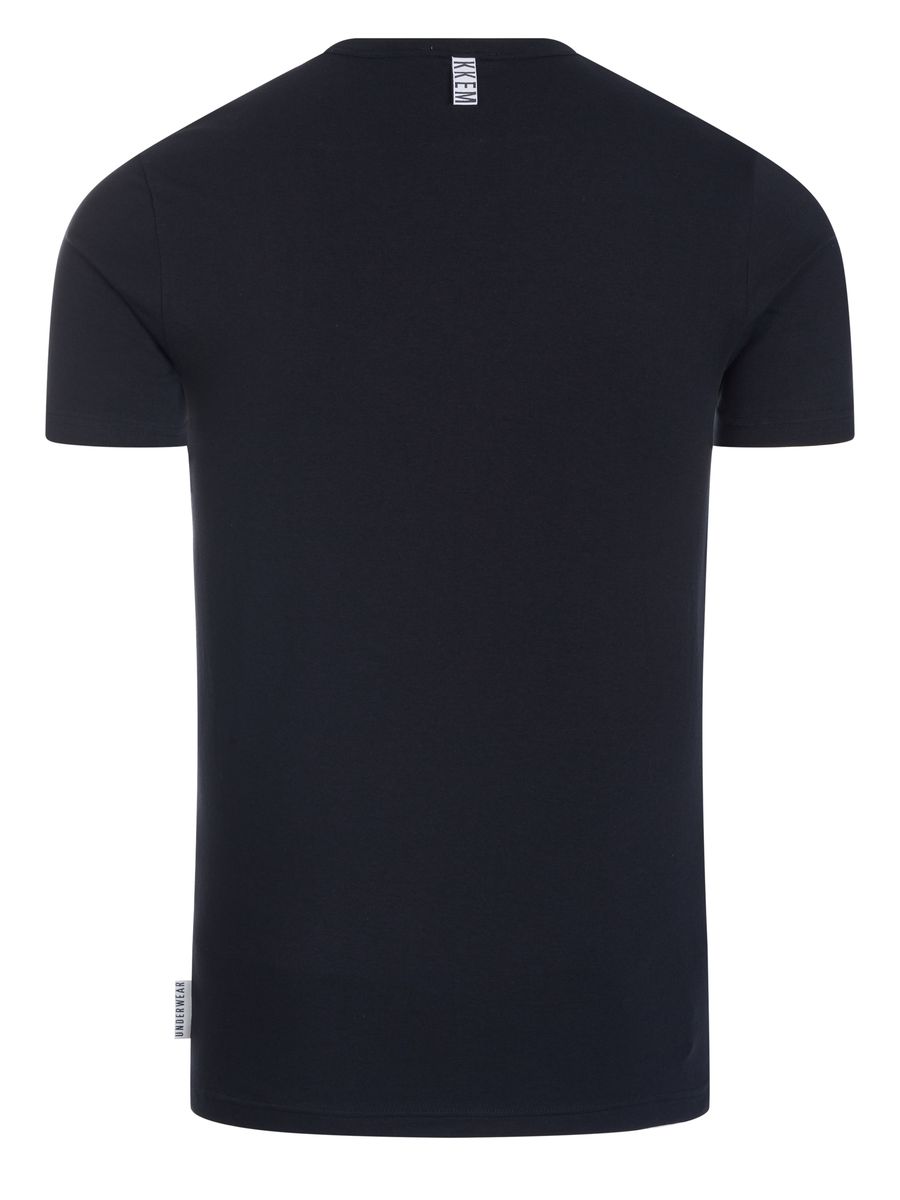 Schmal geschnittenes V-Neck Stretch-T-Shirt