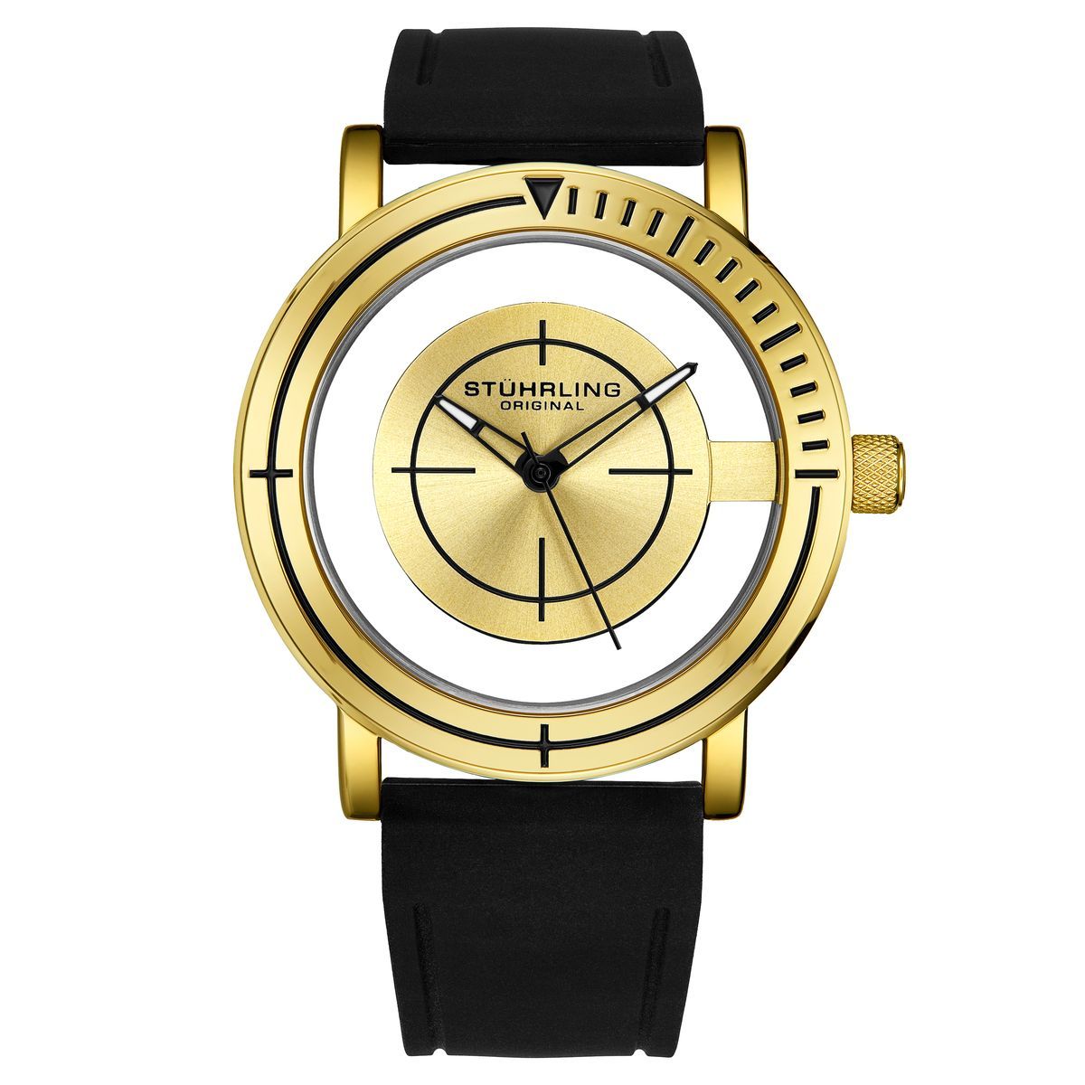 Goldene Aviator Quarz Uhr