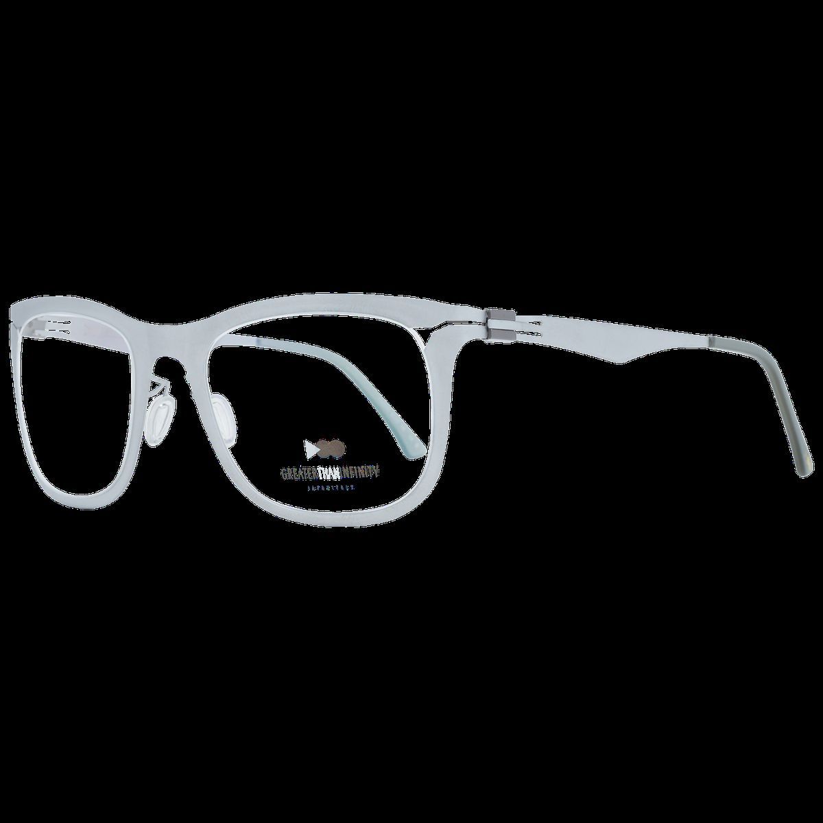Silberne Vollrand-Brille