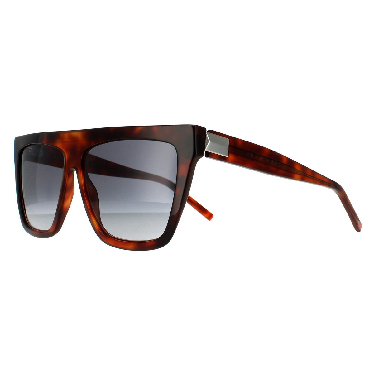 Übergroße Flat-Top Quadratische Sonnenbrille