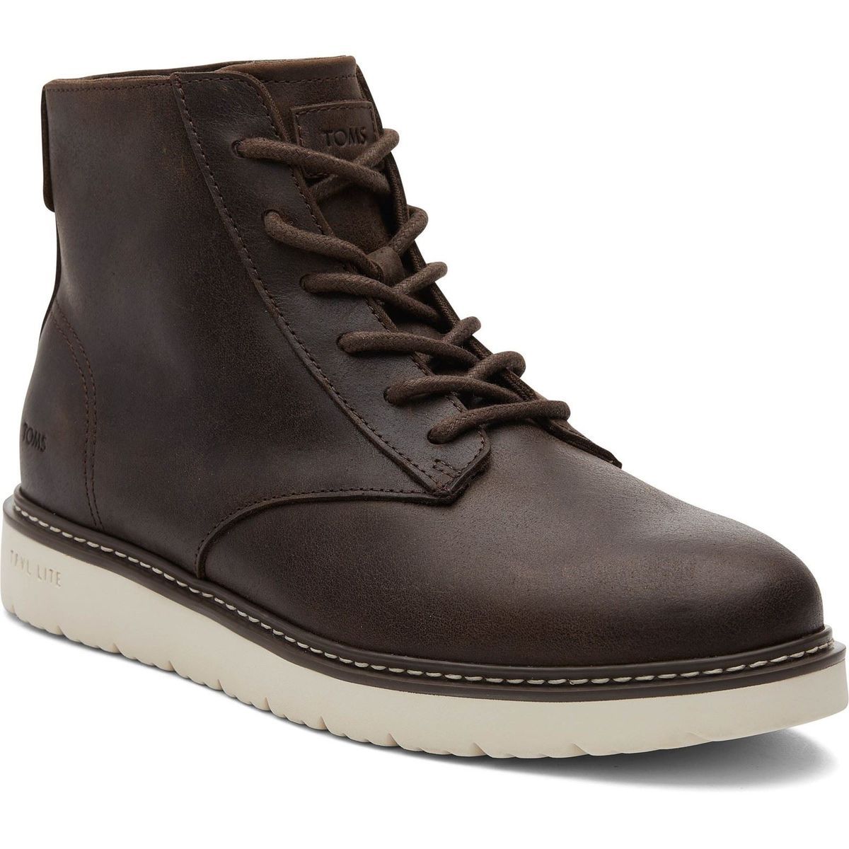 TOMS Navi TRVL Lite Ranger Leder Herren Stiefel Dunkelbraun
