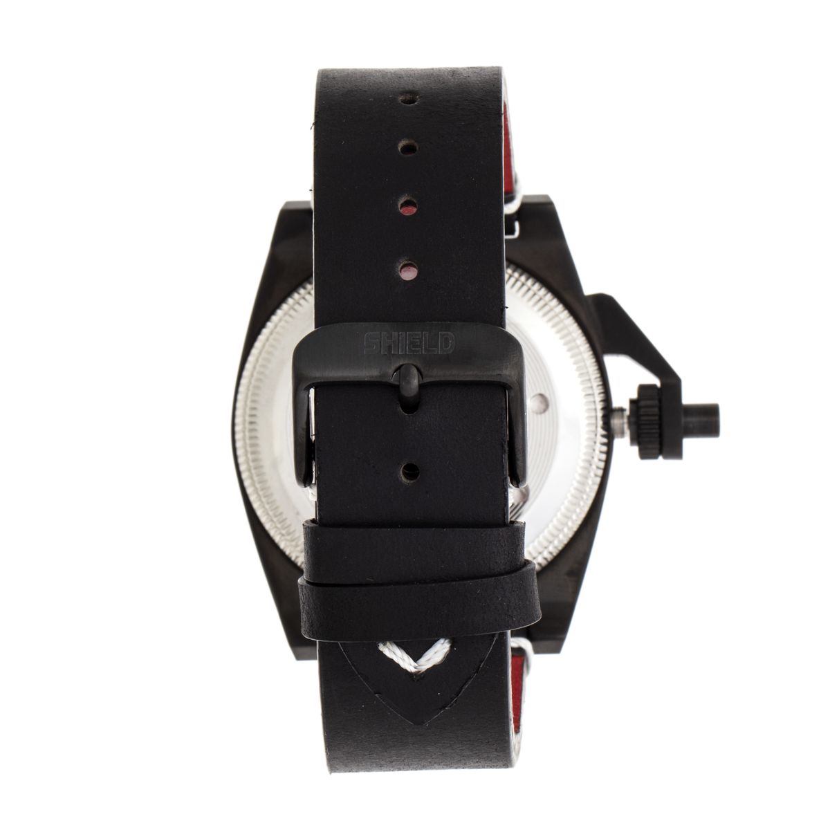 Professionelle Taucheruhr mit Lederarmband