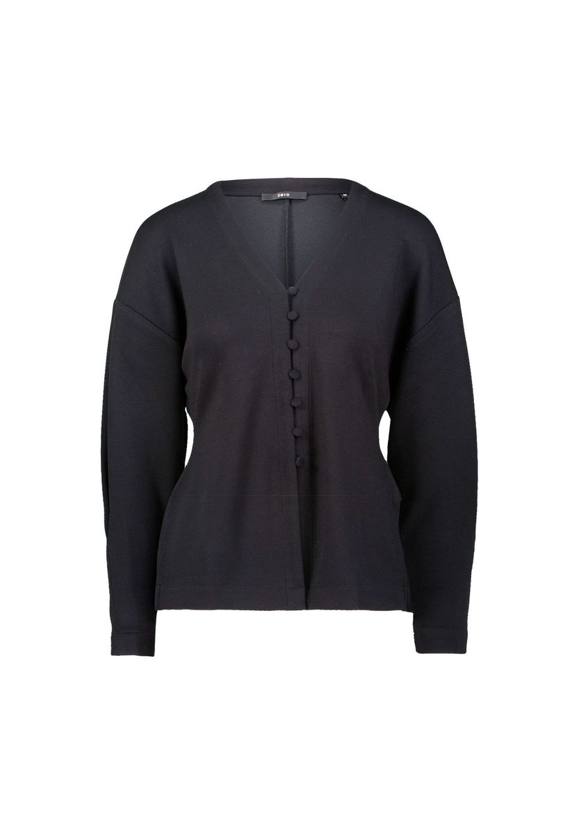 Cardigan mit Knopfleiste und lockerer Passform