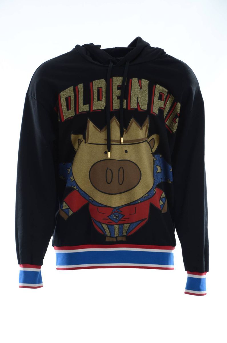 Herren Golden Pig Grafik-Kapuzenpullover