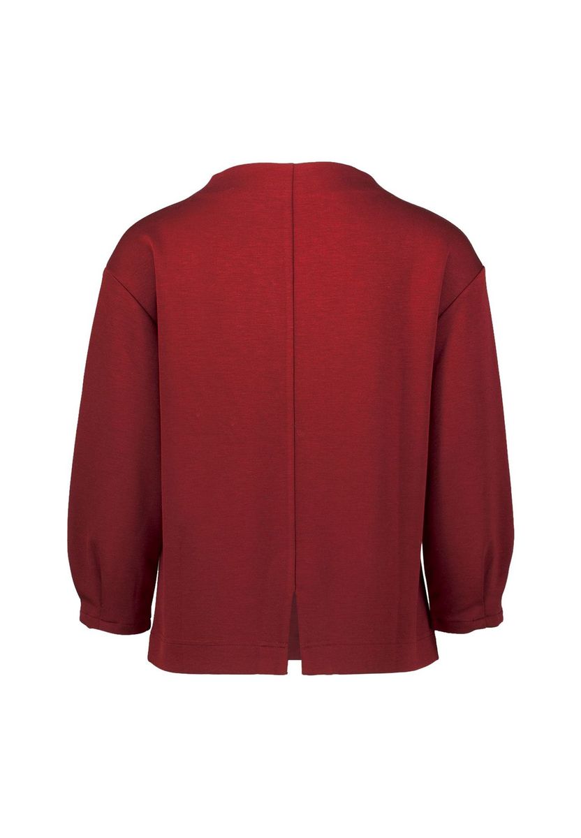 Locker geschnittenes Sweatshirt mit Dreiviertelärmeln