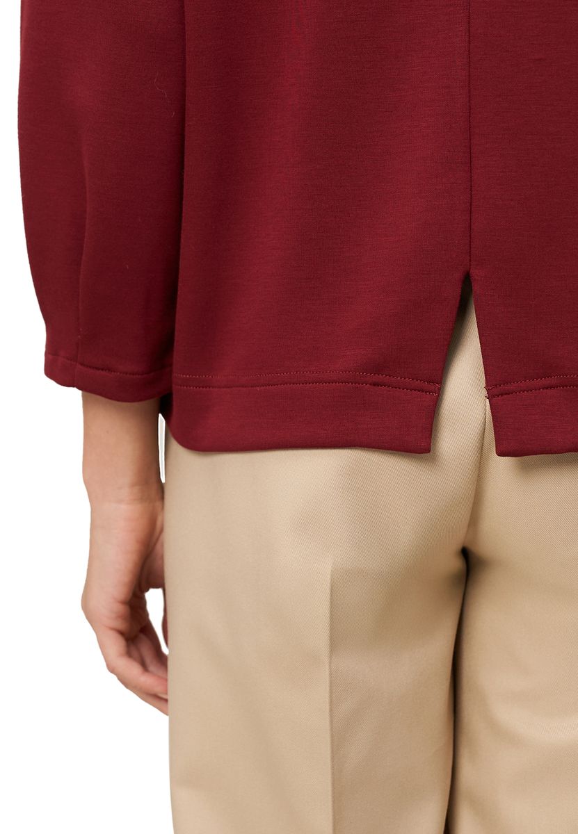 Locker geschnittenes Sweatshirt mit Dreiviertelärmeln